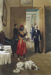 Foyer du Grand Palais à Tsarskoïe Selo, 1865 - Mihaly von Zichy