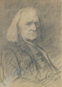 Portrait de Franz Liszt 1811-1886, 1886