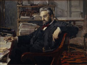 Portrait de Konstantin Dmitrievich Artsybushev 1849-1901, 1897 - Mikhail Aleksandrovich Vrubel