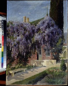 Une maison entrelacée de glycines - Mikhail Alexandrovich Alisov