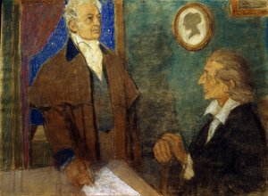 J. W. von Goethe et F. Schiller à Weimar