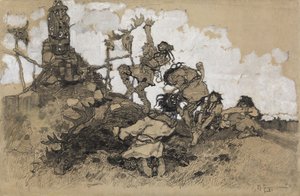 Adoration des idoles - Mikhail Dmitrievich Ezuchevsky