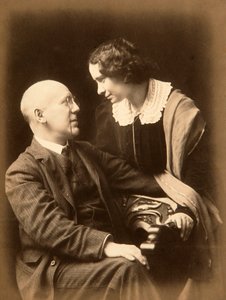 Fyodor Sologub, poète russe, avec sa femme Anastasia, début du 20e siècle