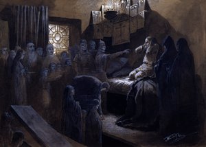 Ivan le Terrible et les fantômes de ses victimes, 19e ou début du 20e siècle - Mikhail Petrovich Klodt