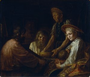 Repas paysan, 1774 - Mikhail Shibanov