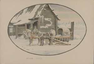 Station postale, 1862 - Mikhail Stepanovich Znamensky