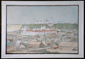 Vue de Tobolsk, années 1850