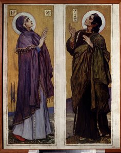 La Vierge et Saint Jean Baptiste - Mikhail Vasilievich Nesterov