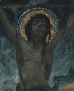 Christ en croix - Mikhail Vasilievich Nesterov