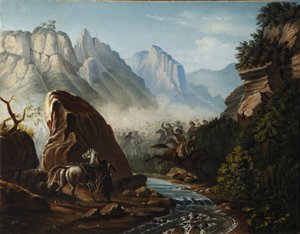 Échange de tirs dans les montagnes du Daghestan, 1840-1841 - Mikhail Yuryevich Lermontov