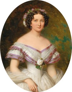 Portrait de la comtesse Maria Gabriella Josepha Anna Szápáry, née Atzél de Borosjenő