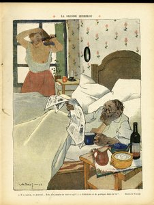 Illustration par Miklos Vadasz (1884-1927) dans Le Lire - Miklós Vadász