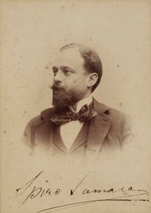 Portrait du compositeur Spyridon Samaras - Milano . Guigoni and Bossi
