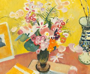 Fleurs de printemps dans un vase