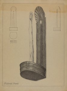 Applique à bougie