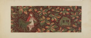Textile imprimé, vers 1940