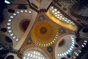 Intérieur de la mosquée Süleymaniye - Mimar Sinan