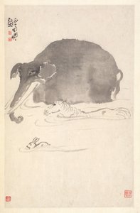 Éléphant, cheval et lièvre, 1788