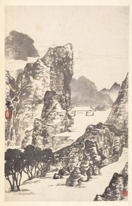 Paysage après Mi Fu