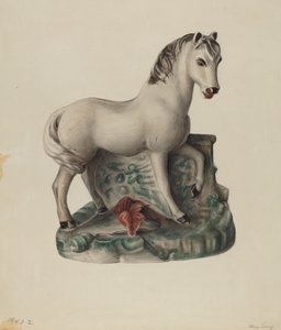 Cheval en craie