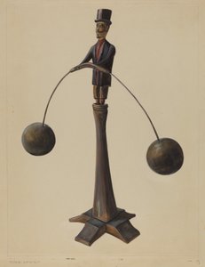 Homme équilibriste allemand de Pennsylvanie - Mina Lowry