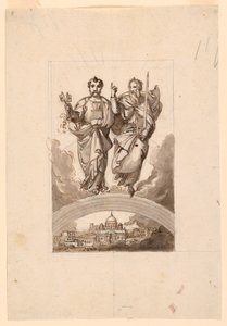 Saints Pierre et Paul au-dessus du Vatican