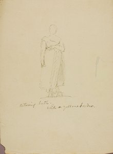 Figure Étude (entrée dans le bain)