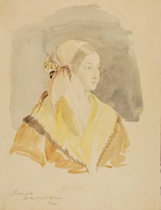 Fille grecque au palais anglais, Pera, n.d. - Miner Kilbourne Kellogg