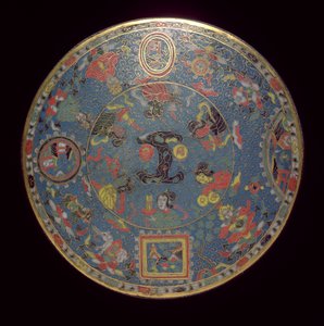 Mandala (émail cloisonné)