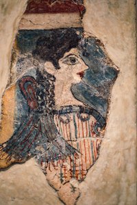 Fresque du tabouret de camp - Minoan