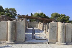 Site archéologique minoen de Phaistos, porte de l