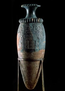 Art minoen : rhyton en pierre verte - Minoan