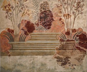 Panneau des fresques des lys - Minoan