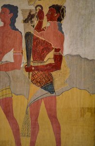 Reconstruction de la fresque de la procession