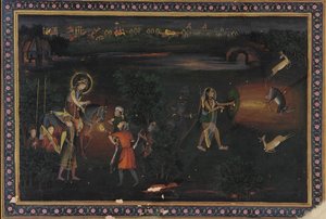 Chasse au cerf de nuit