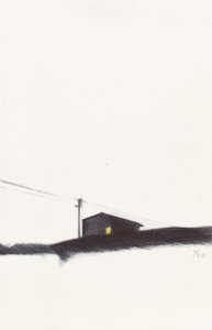 Lumière solitaire du soir