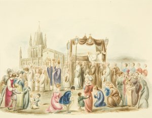 Funérailles de William Canynges devant St Mary Redcliffe
