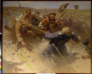 Une contre attaque a Tsaritsin en 1919