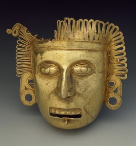 Masque pectoral, période postclassique tardive - Mixtec Mixtec