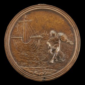 Arion sauvé par le dauphin, fin du XVe - début du XVIe siècle - Moderno