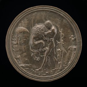 Hercule et le Lion de Némée, fin du XVe - début du XVIe siècle