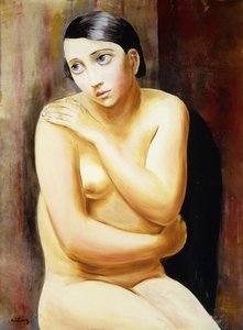 Femme nue assise ; Femme Nue Assise
