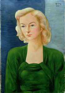 Portrait de Madame Martin - Moise Kisling