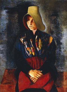 Portrait de la mère de Renee Kisling ; Portrait de la Mere de Renee Kisling