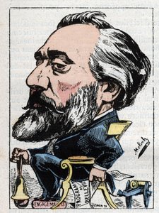 Portrait de Léon Gambetta, homme politique français