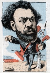 Portrait de Clovis Hugues (1851-1907), poète et homme politique français