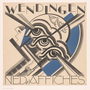 Conception de couverture pour : Wendingen, 1931