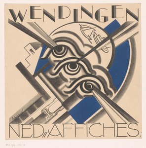 Conception de couverture pour : Wendingen, 1931