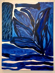 Bleu fluide - Nature abstraite - Monika Riethmueller