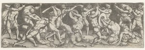 Combat entre soldats romains